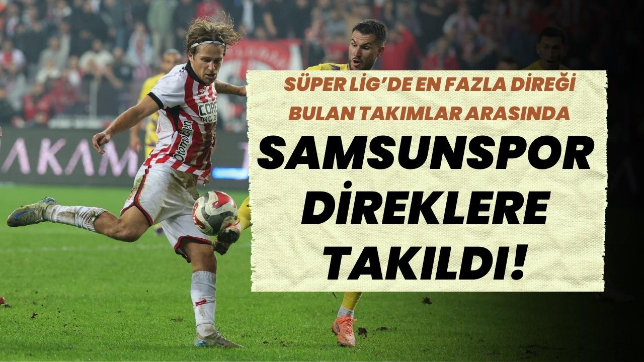 Samsunspor Süper Lig'in ilk devresinde direklere takıldı