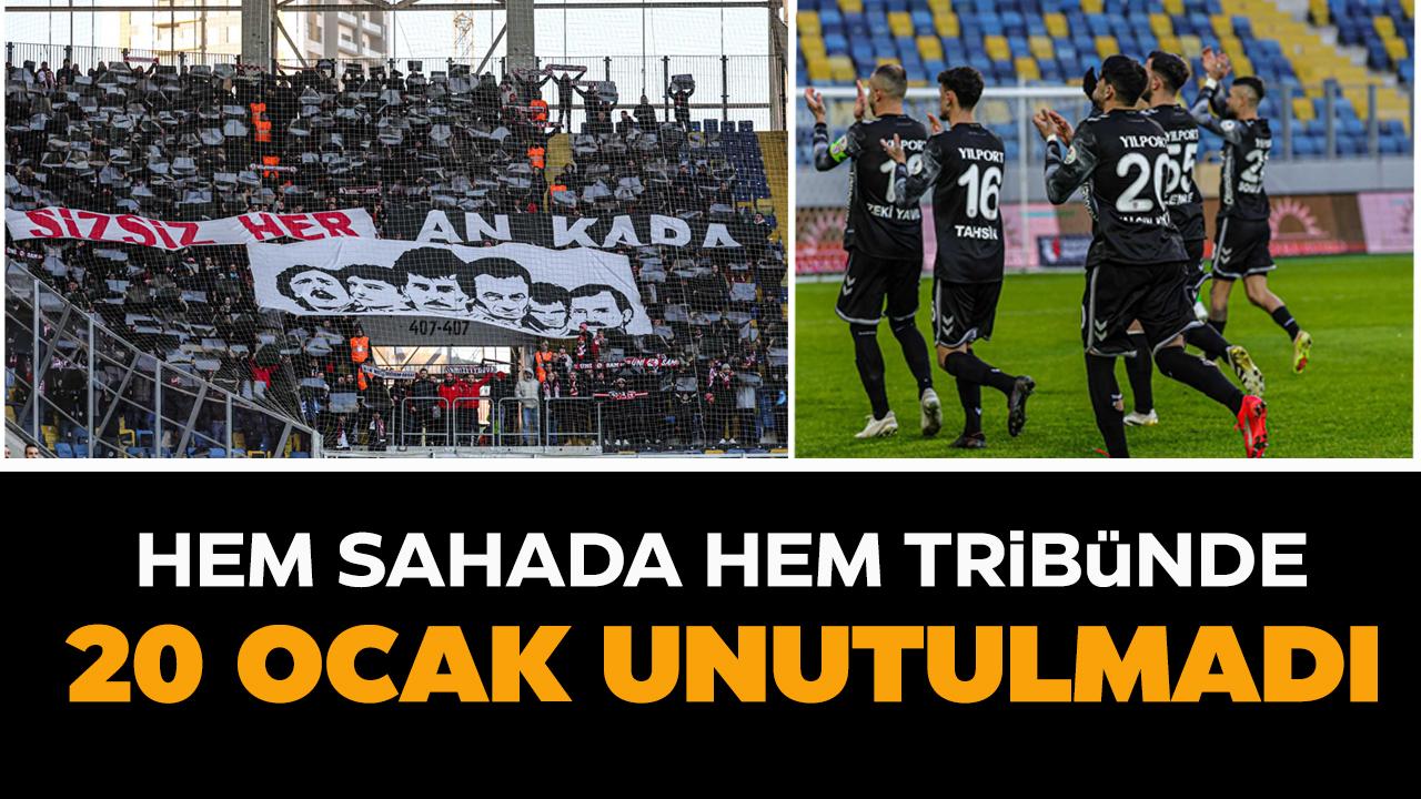 Samsunspor taraftarından koreografisi! Furbolcular siyah forma ile çıktı