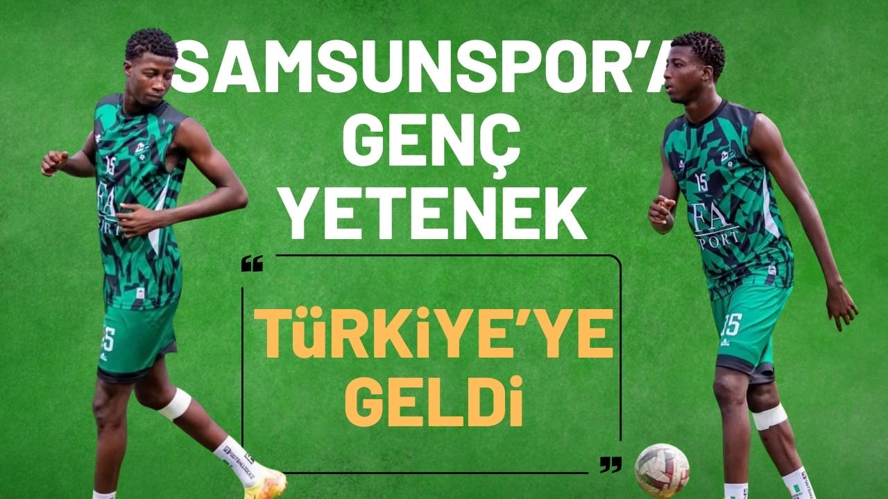 Samsunspor'a genç yetenek Diabete Ali Badra'yi Türkiye'ye getirdi