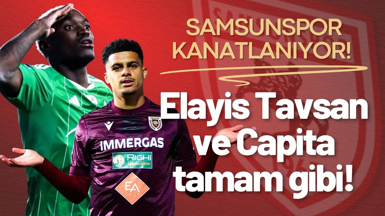 Samsunspor’da Elayis Tavsan ve Capita tamam gibi!