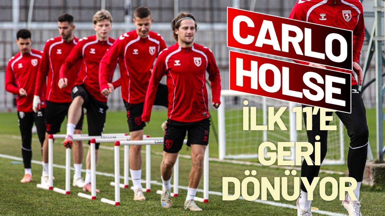 Samsunspor’da Holse müjdesi! Kasımpaşa maçında ilk 11’e dönüyor