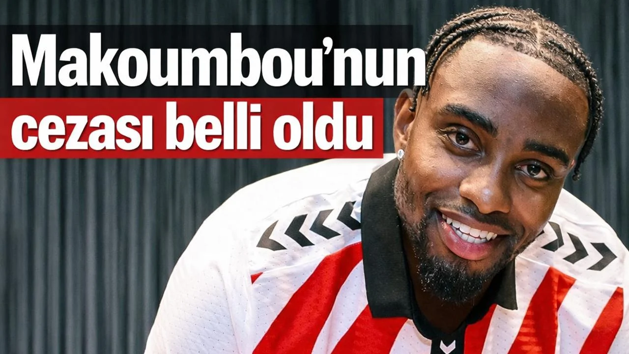 Samsunspor'da Makoumbou'nun cezası belli oldu