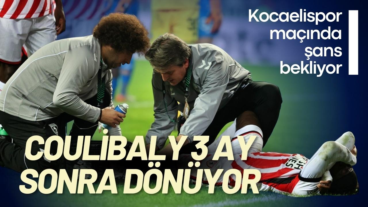 Samsunspor'da Tanguy Coulibaly 3 ay sonra sahalara dönüyor