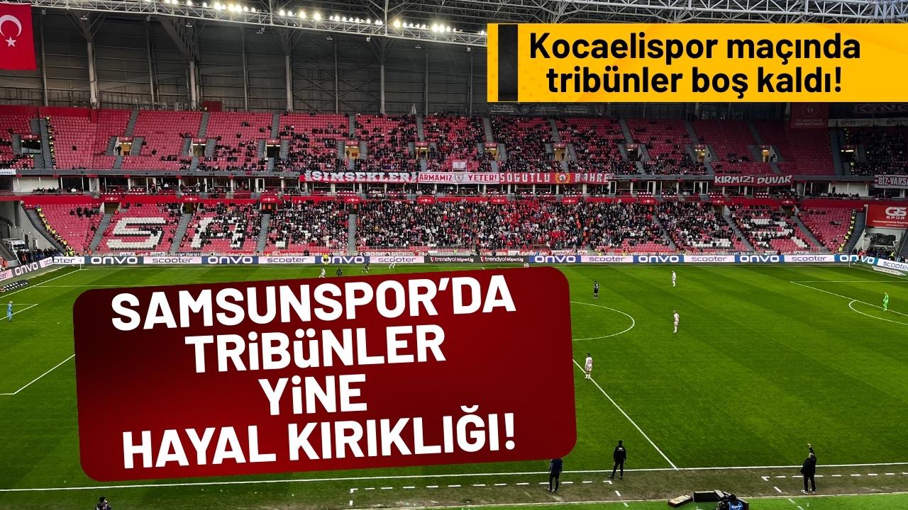 Samsunspor'da tribünler yine boş kaldı!