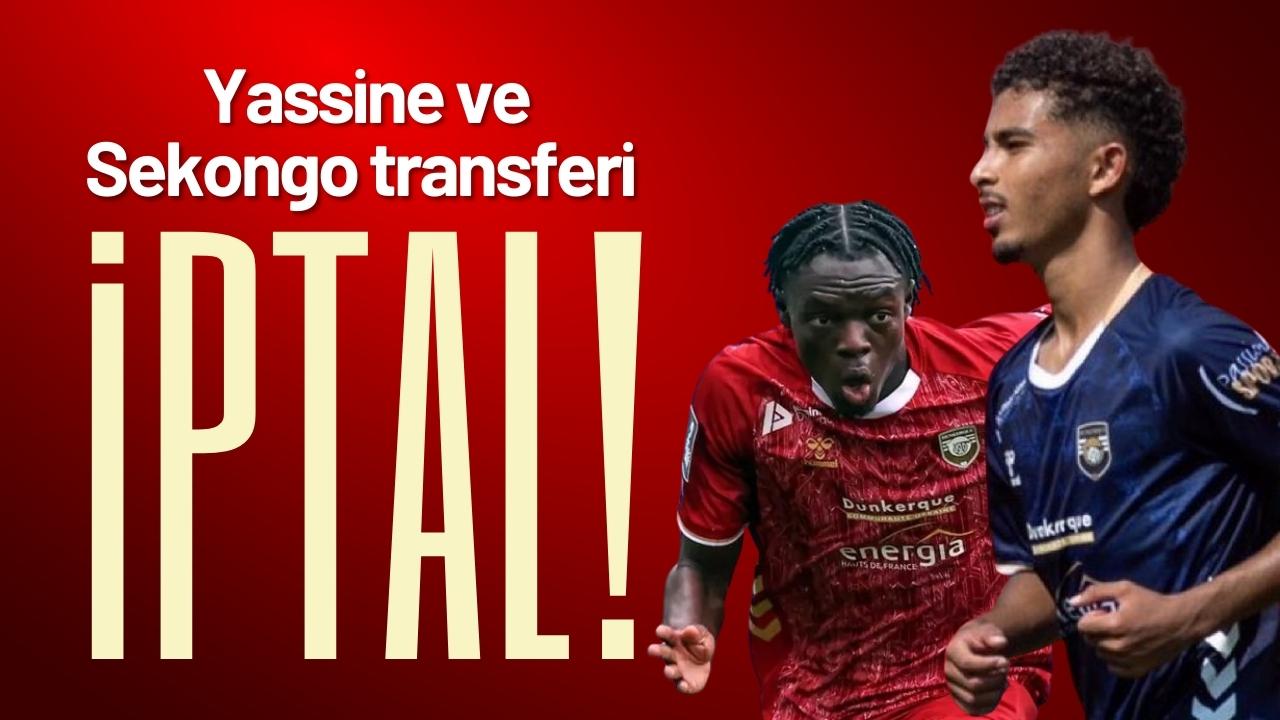 Samsunspor'da Yassine ve Sekongo transferi iptal