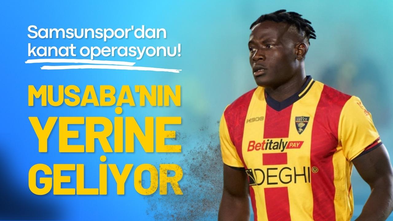 Samsunspor'dan kanat operasyonu! Musaba'nın yerine geliyor