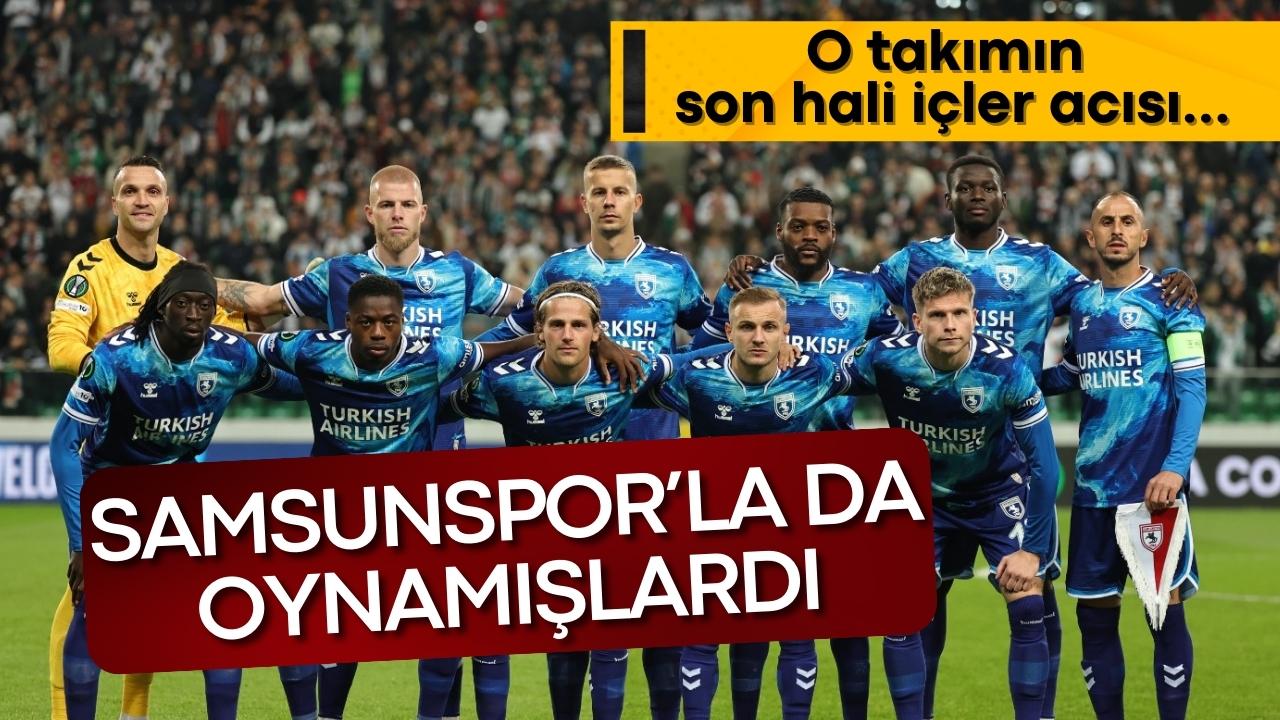 Samsunspor'la da oynamıştı! Şimdiki hali içler acısı
