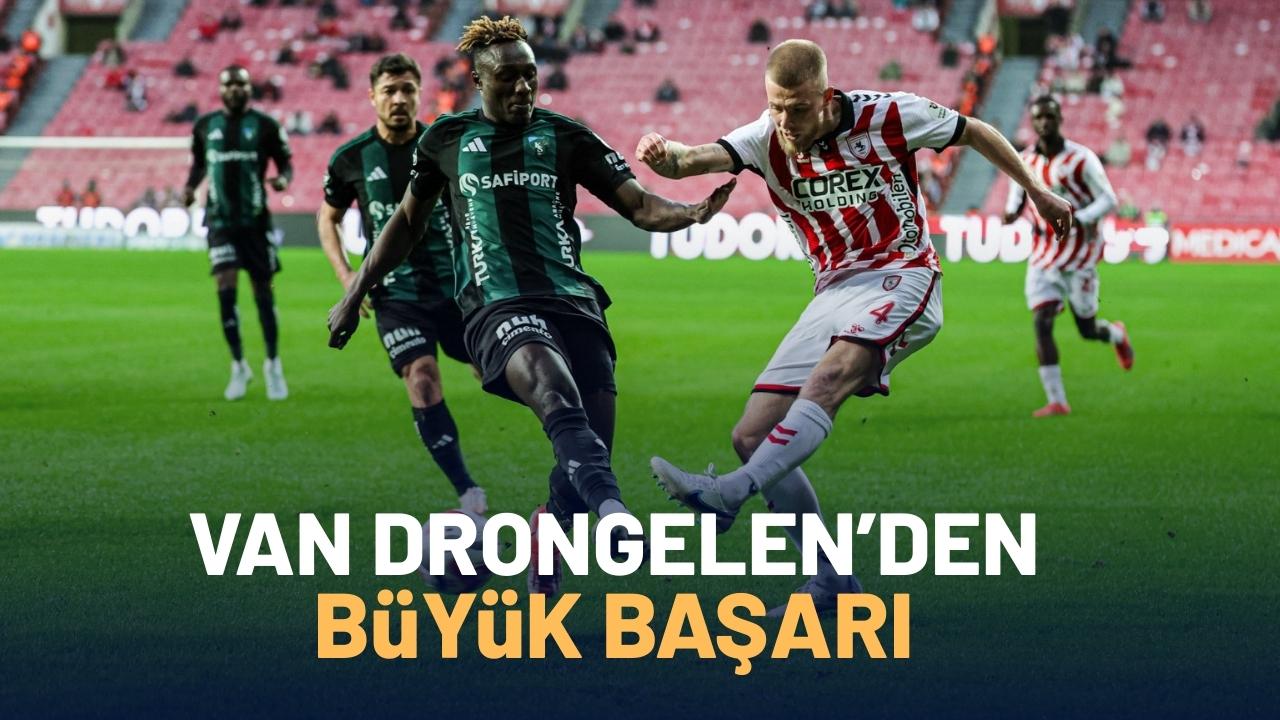 Samsunsporlu Van Drongelen'den büyük başarı