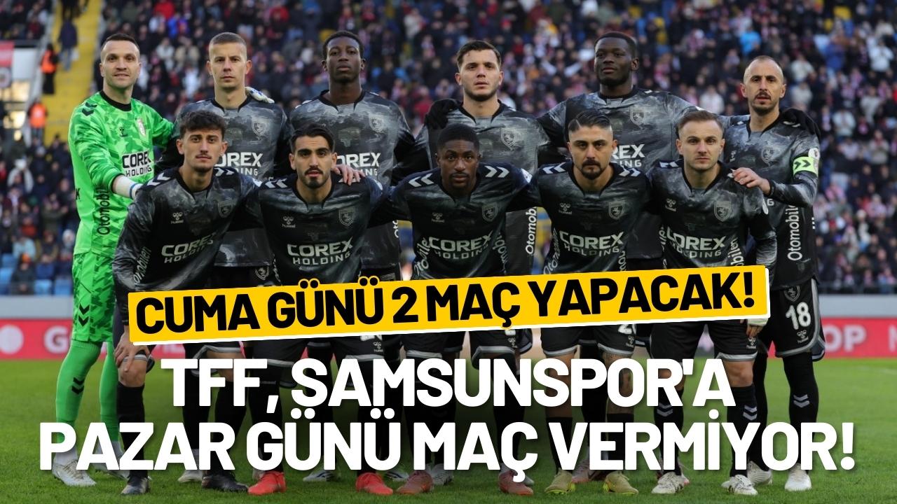 Samsunspor'un Kasımpaşa, Trabzonspor ve Antalyaspor maçlarının günleri belli oldu! Cuma günlerine abone
