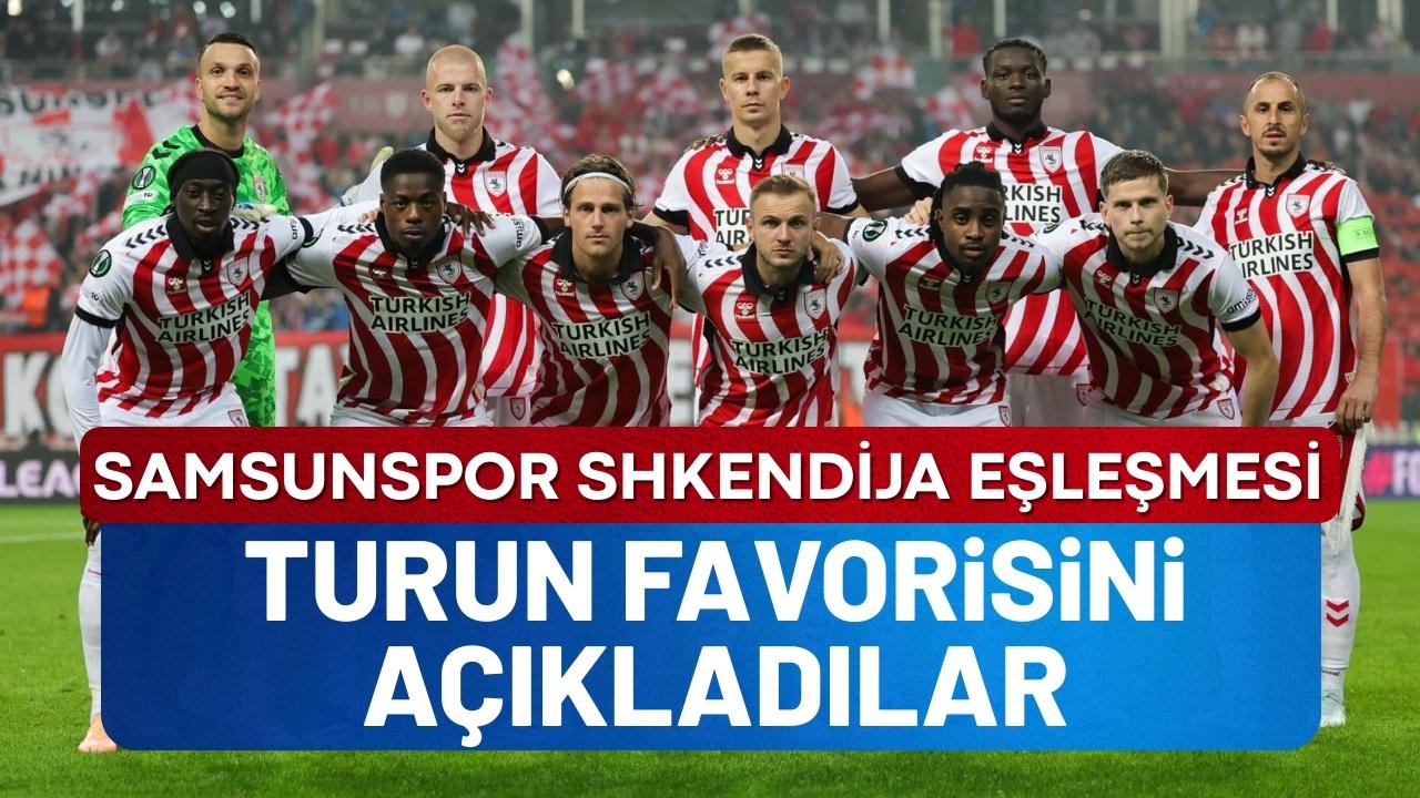 Samsunspor'un Shkendija'yı eleme olasılığı belli oldu! İşte rakamlar