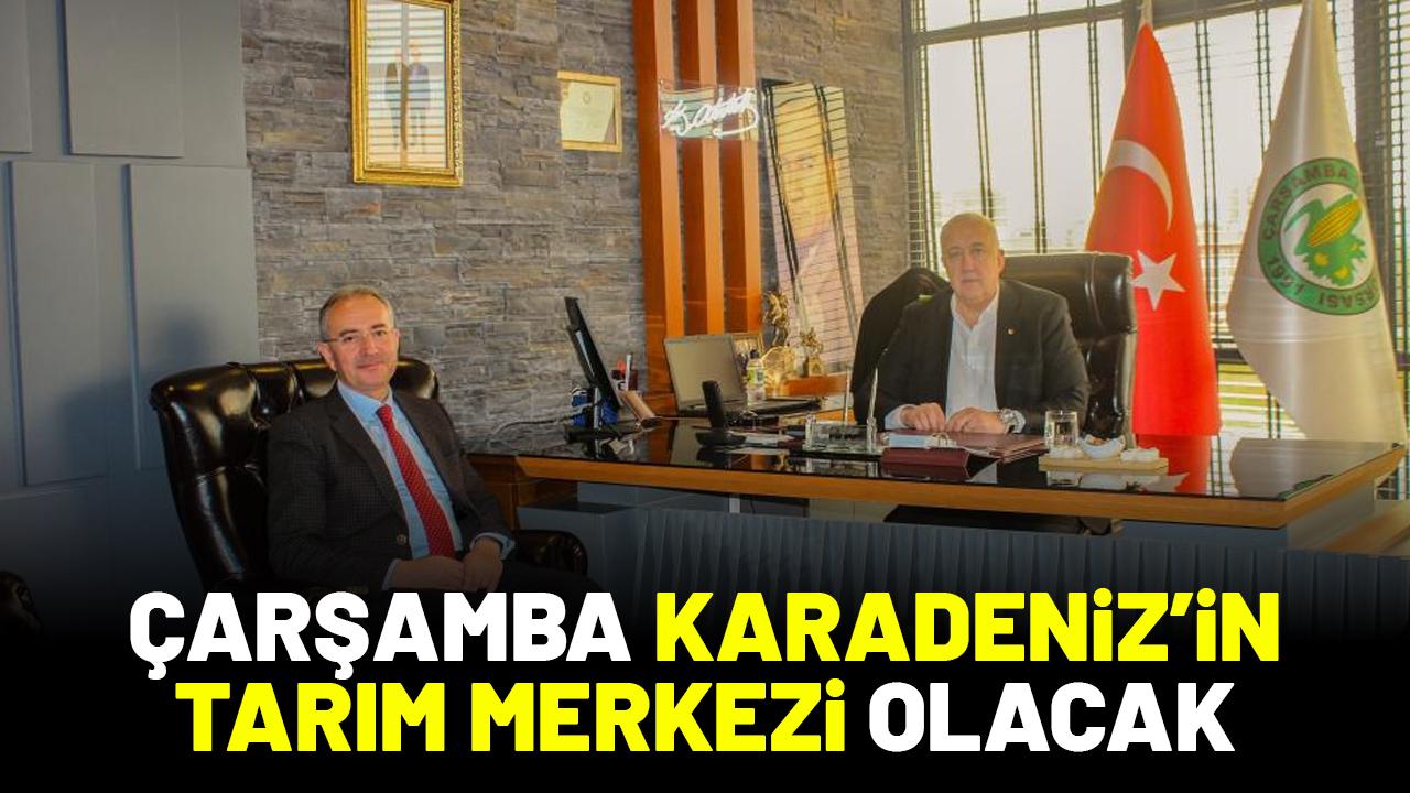 Samsun'un Çarşamba ilçesi Karadeniz'in tarım merkezi olma yolunda ilerliyor