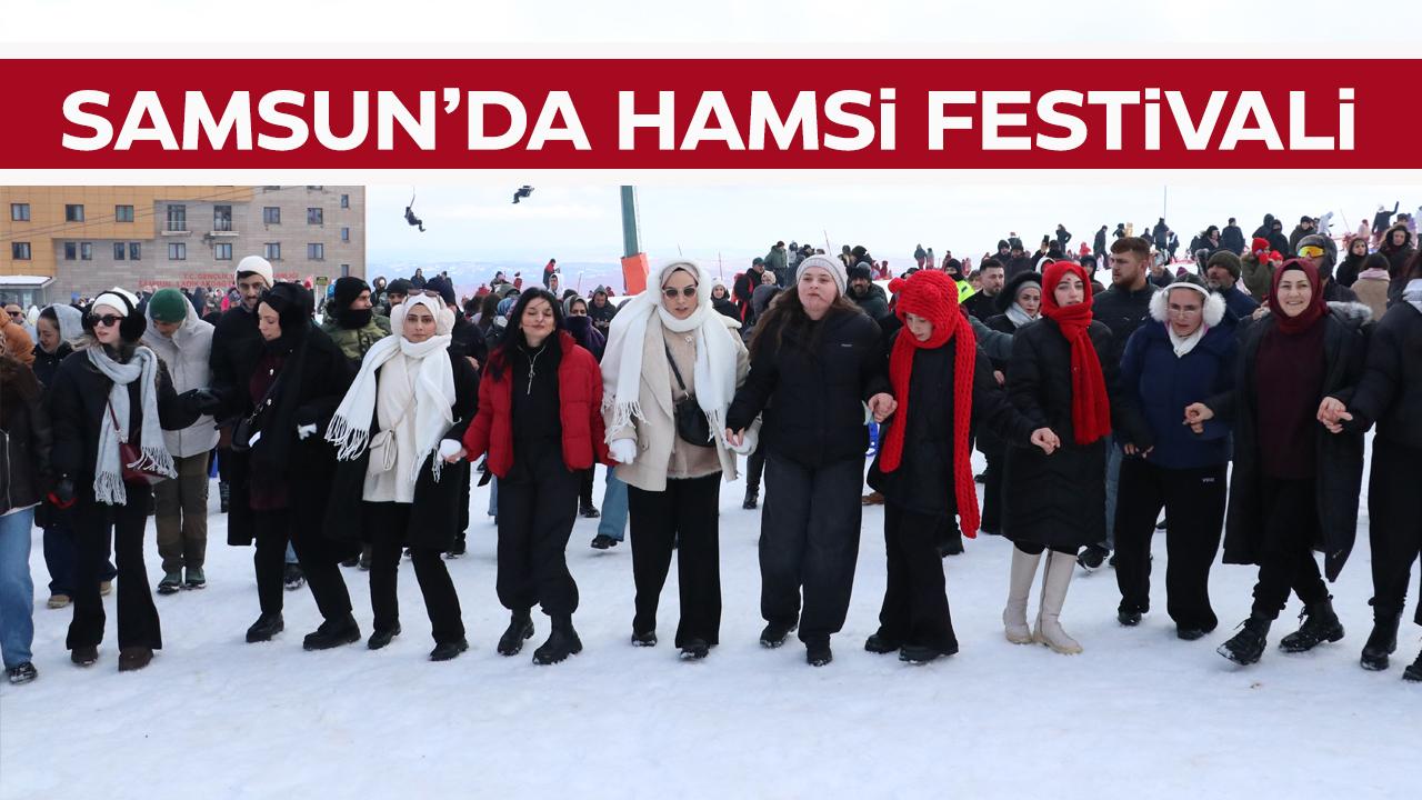 Samsun'un Ladik ilçesinde hamsi festivali! 1 ton hamsi dağıtıldı