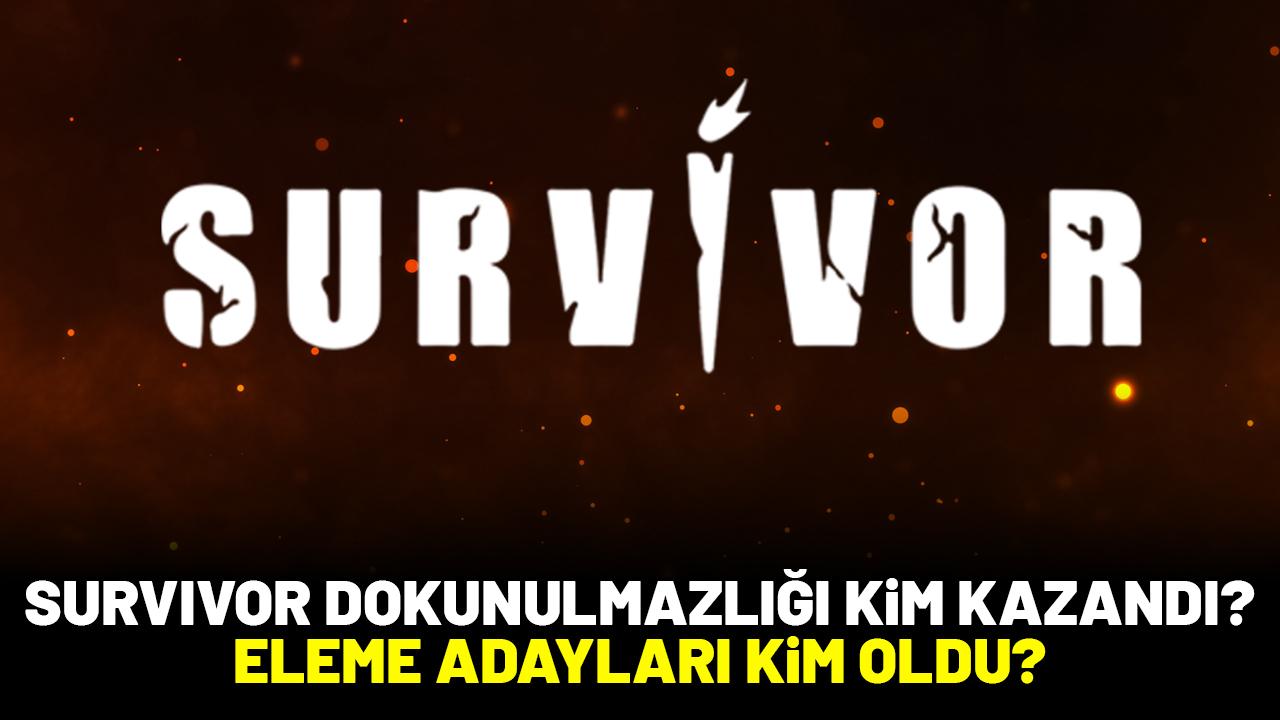 Survivor dokunulmazlığı hangi takım kazandı? Eleme adayları kim oldu?