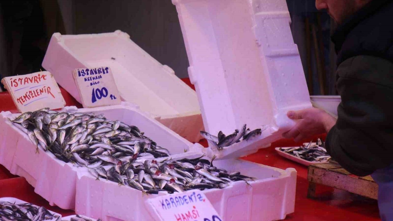 Tezgahlar istavritle doldu: Fiyatlar dibi gördü