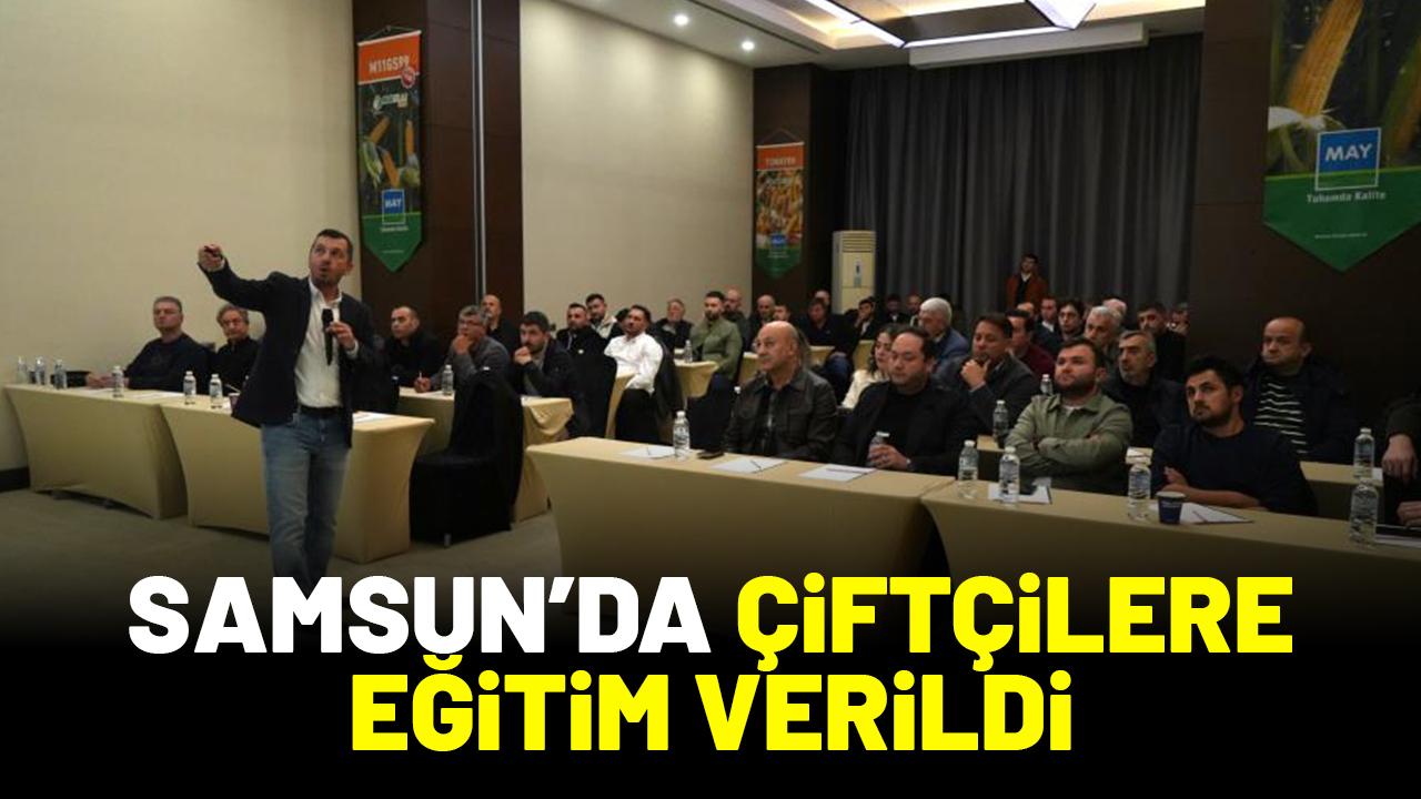 Türkiye'nin önde gelen tohum fırmasından Samsun'da çiftçilere eğitim