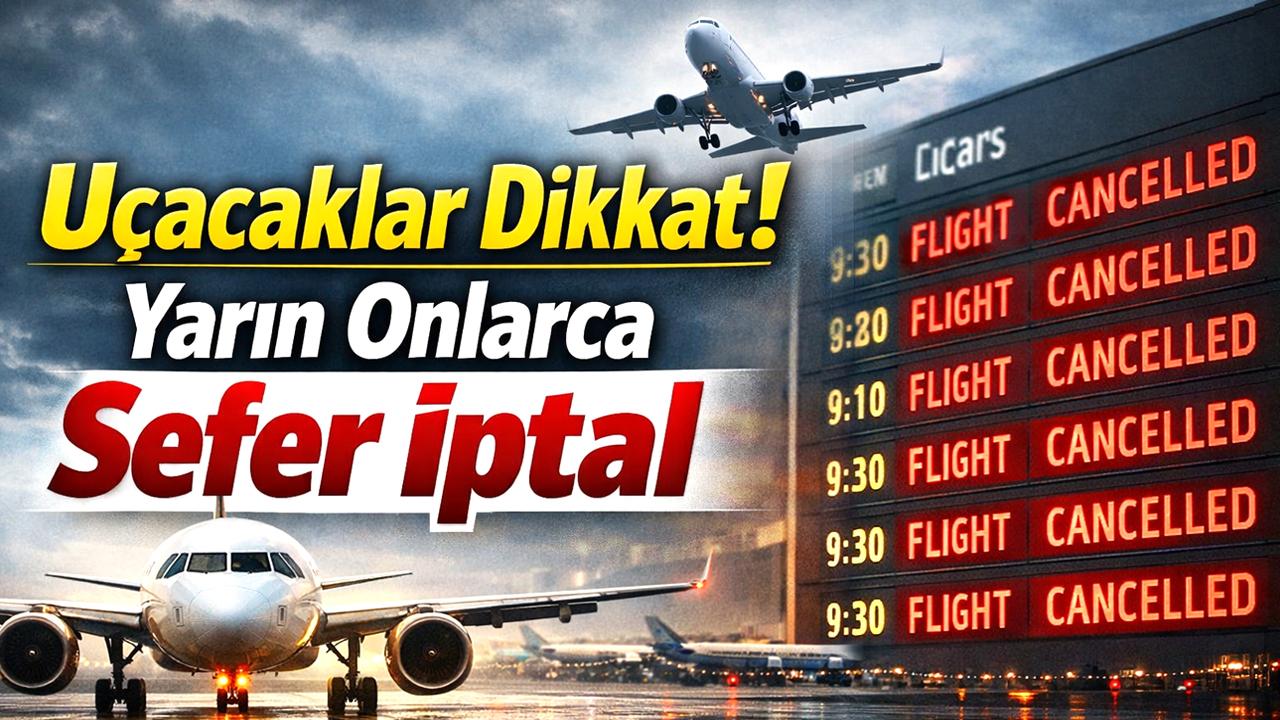 Uçuş krizi! THY, AJet ve Pegasus seferleri iptal etti