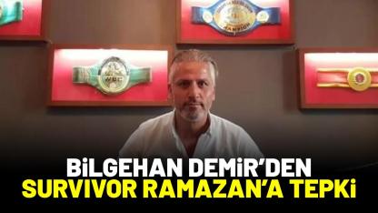 Ünlü boks spikeri Bilgehan Demir Survivor Ramazan'a tepki gösterdi