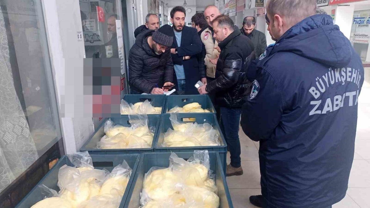 Yarım ton yağ ve uygunsuz ürünlere el konuldu