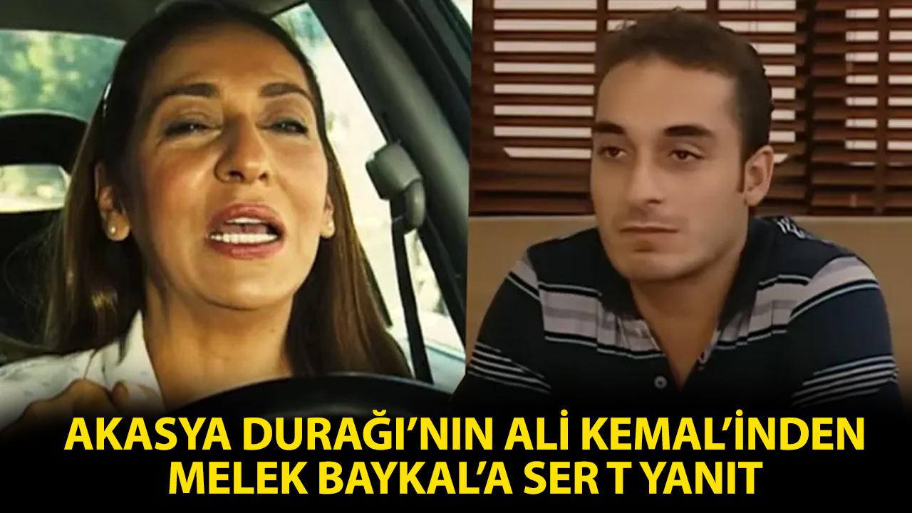 Akasya Durağı'nın Ali Kemal'i Ateş Fatih Uçan'dan Melek Baykal'a sert yanıt