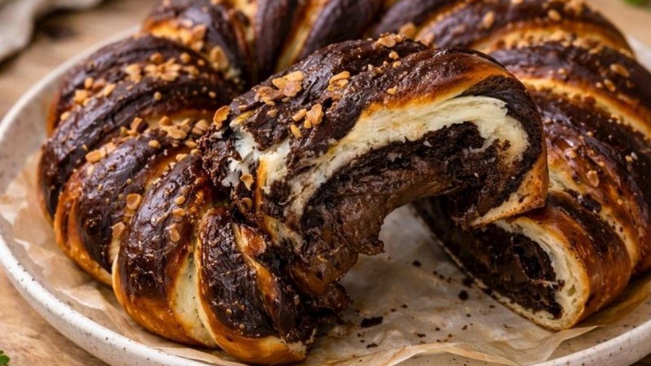 Akışkan çikolata sürpriziyle yumuşacık çörek tarifi