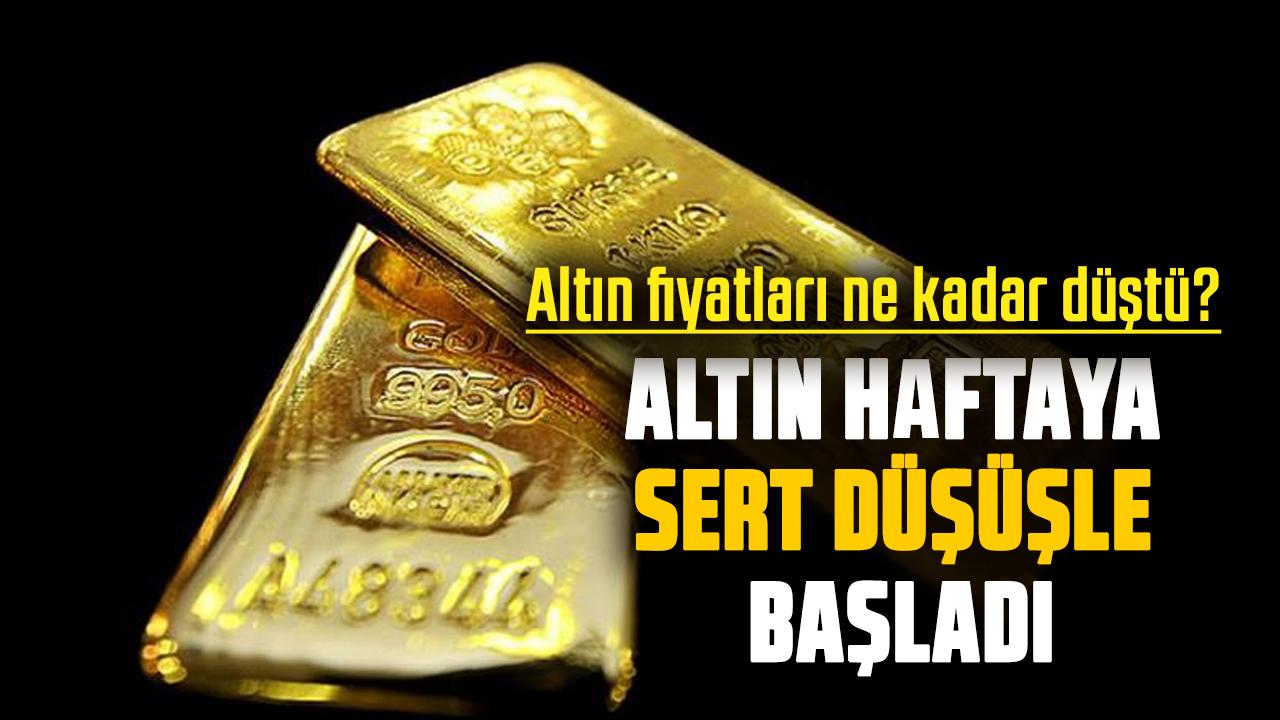 Altın fiyatları yeni haftaya sert düşüşle girdi! 16 Şubat gram altın fiyatları ne kadar düştü? İşte gram altın