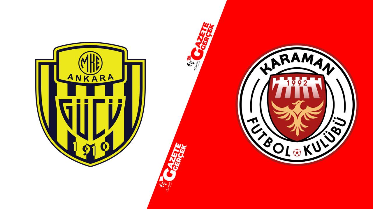 Ankaragücü Karaman Futbol Kulübü maçı saat kaçta, hangi kanalda?