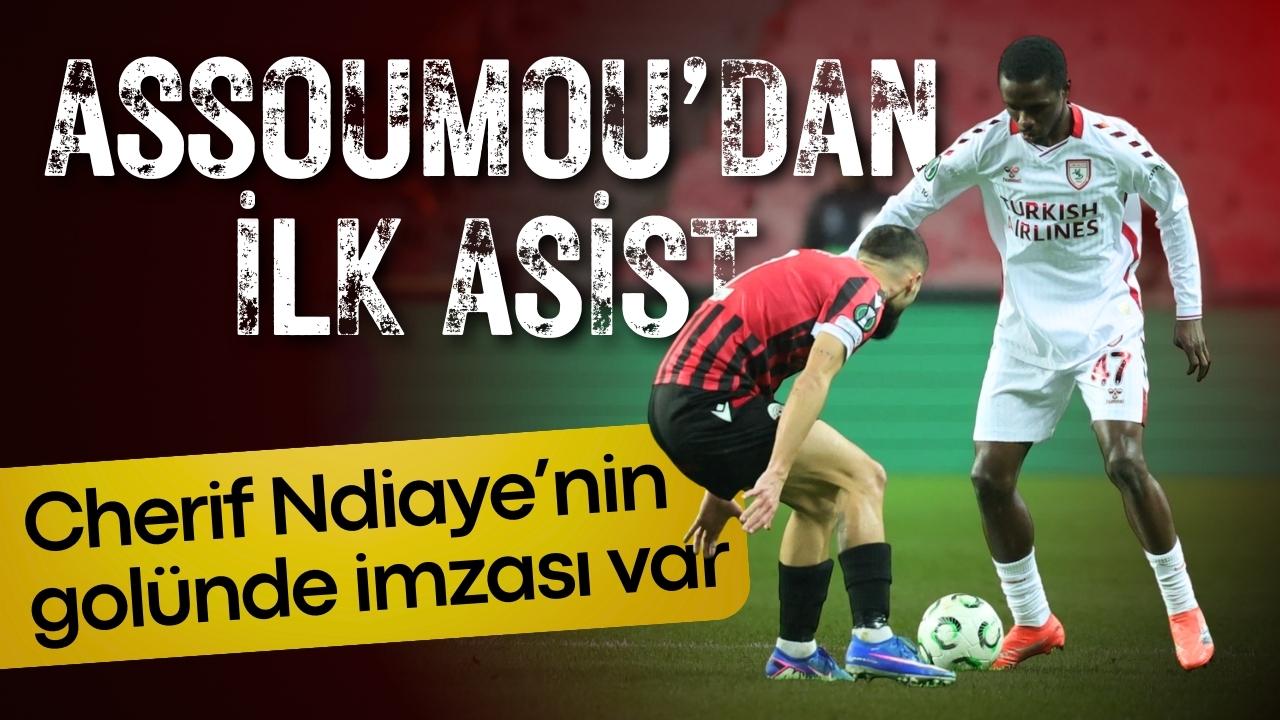 Assoumou, Samsunspor'daki ilk asistini yaptı