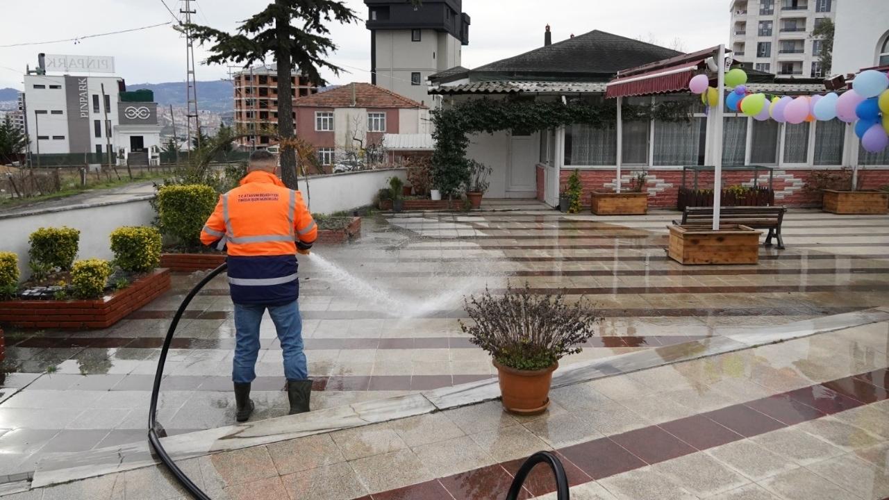 Atakum Belediyesi'nden yoğun ramazan temizliği