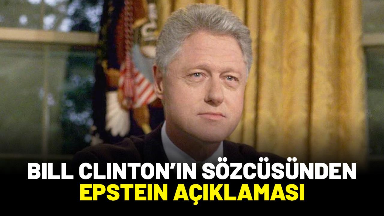 Bill Clinton'ın sözcüsünden Epstein açıklaması