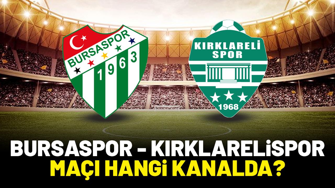 Bursaspor Kırklarelispor As TV canlı yayın izle