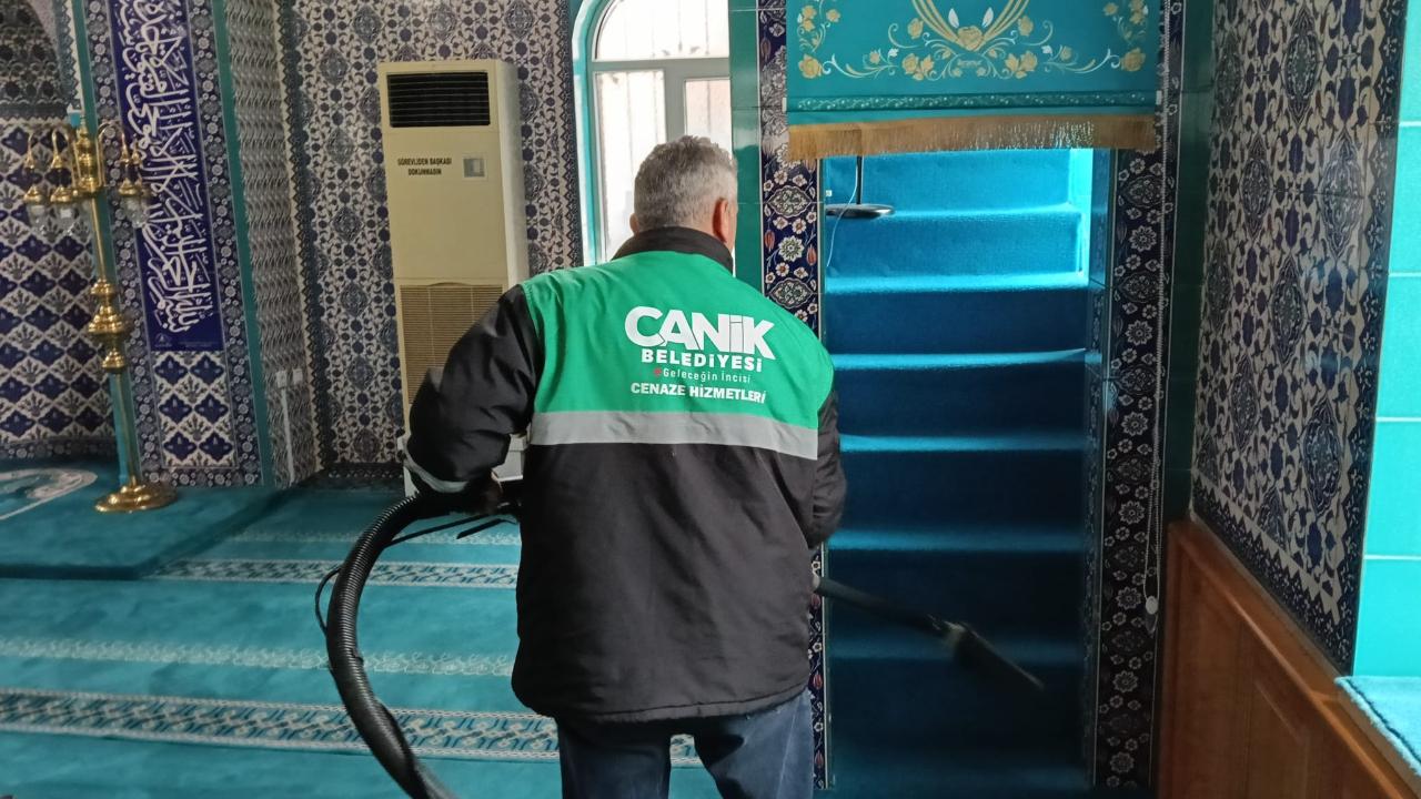 Canik'te camiler ramazana hazır