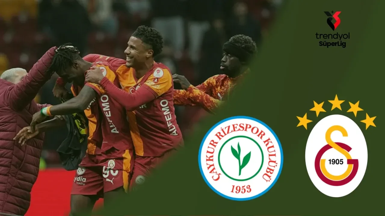Çaykur Rizespor Galatasaray maçı ne saat kaçta, hangi kanalda?