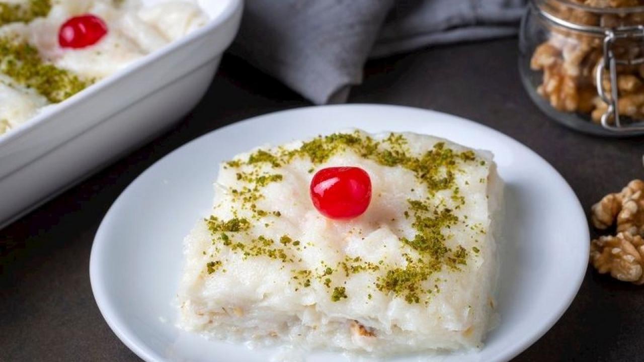 Cevizli ve meyveli ev yapımı güllaç tarifi