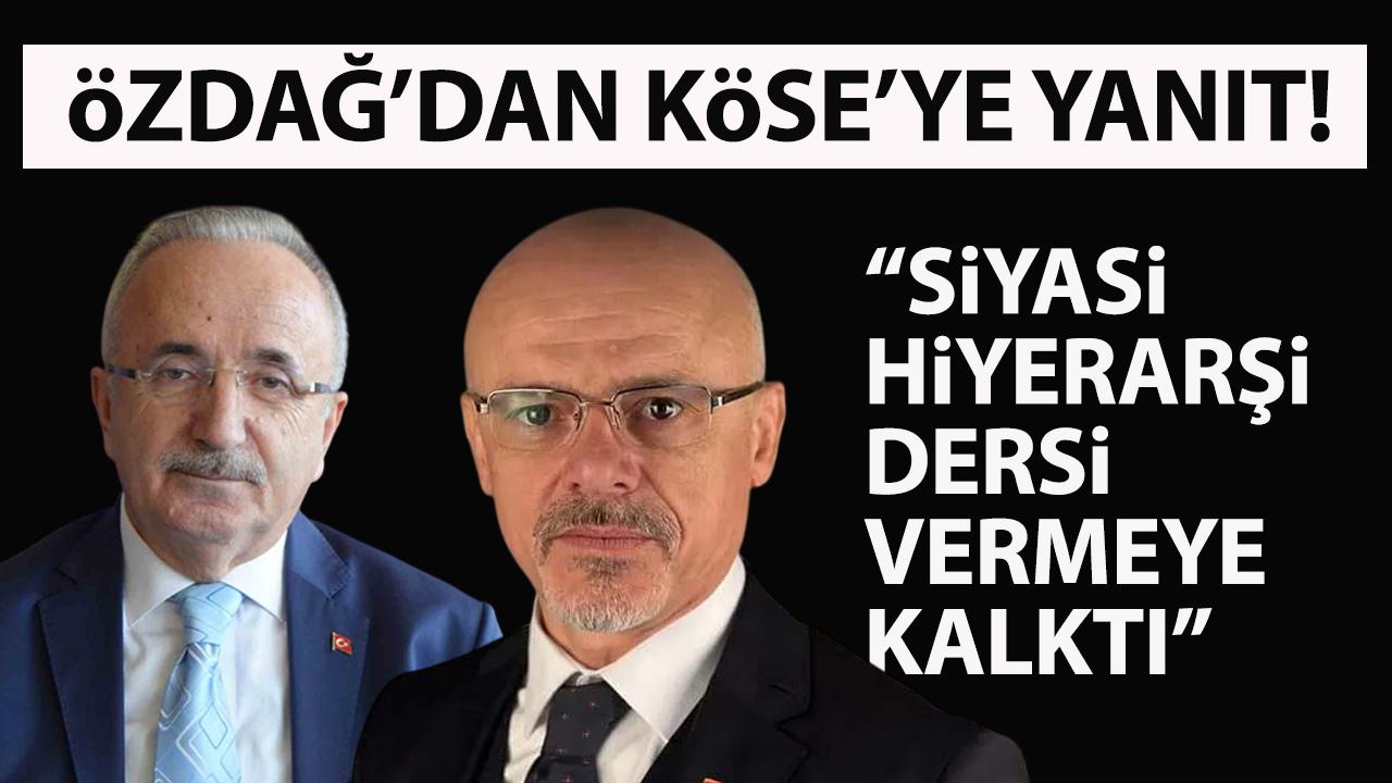 CHP Samsun il Başkanı Özdağ'dan AK Parti Samsun İl Başkanı Köse'ye yanıt