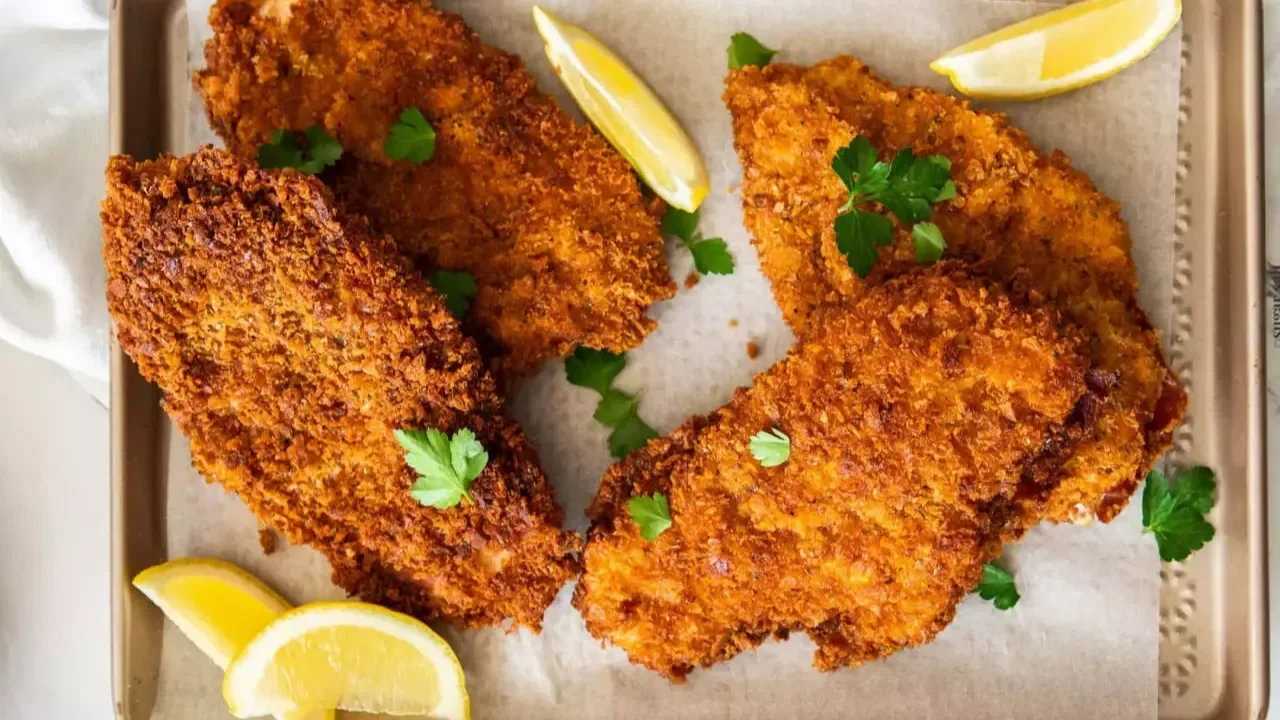Çıtır çıtır tavuk şinitzel tarifi