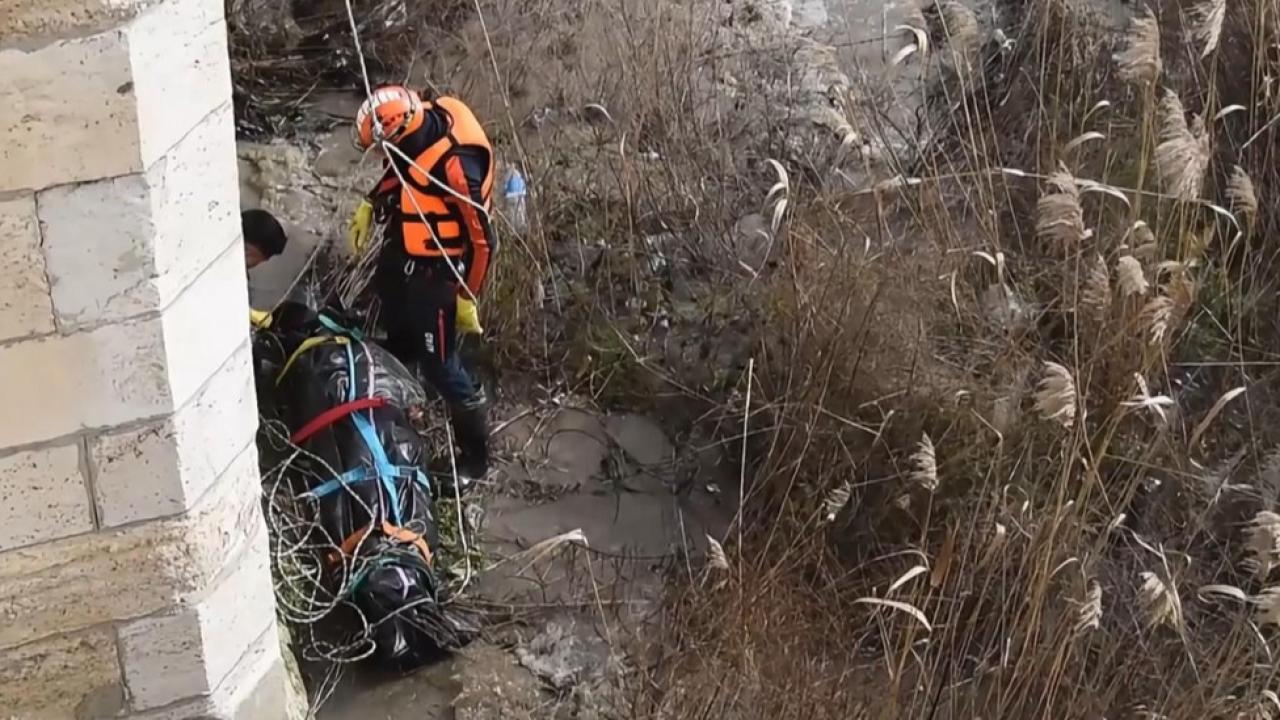 Dere yatağında ceset bulundu