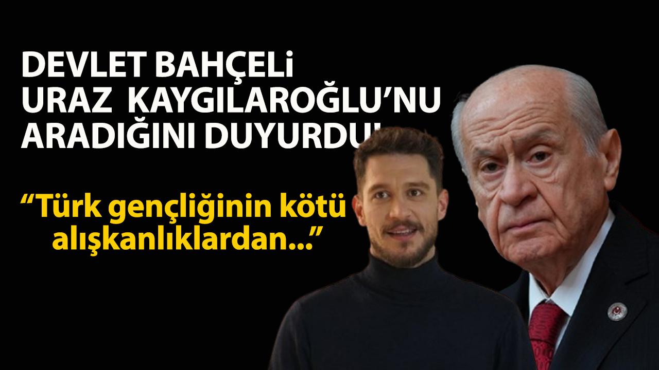 Devlet Bahçeli Yeraltı dizisini seyretti, Uraz Kaygılaroğlu'nu aradı! Bahçeli ve Kaygılaroğlu ne konuştu?