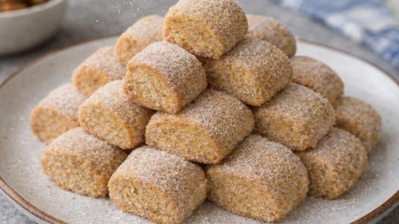 Dışı kıtır içi yumuşak badem aromalı kurabiye tarifi