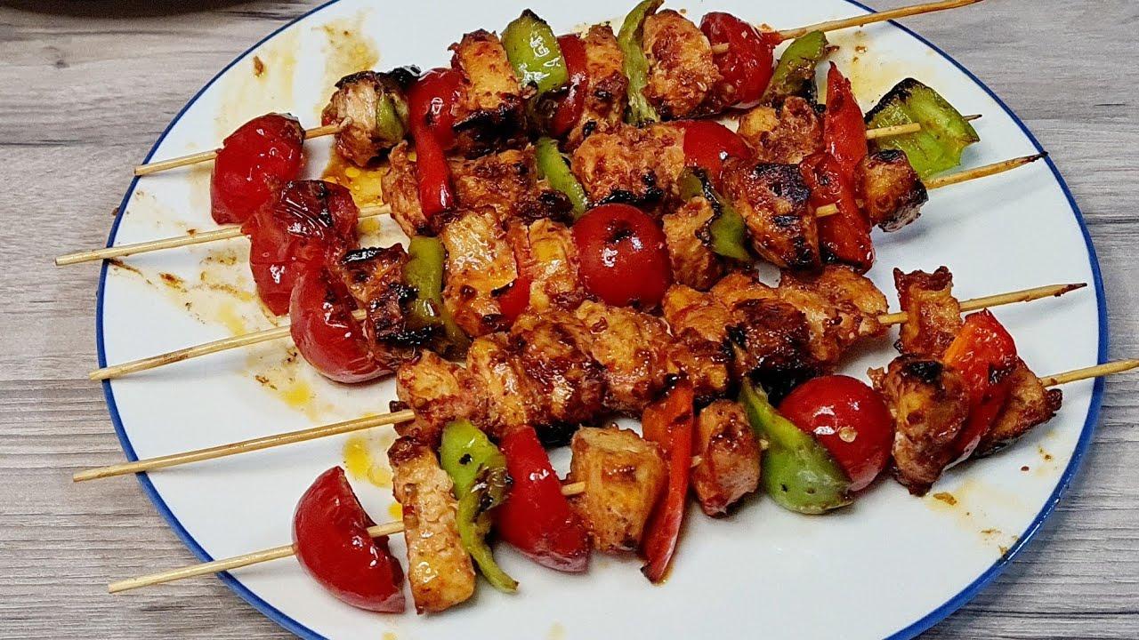 Döküm tavada tavuk çöp şiş tarifi