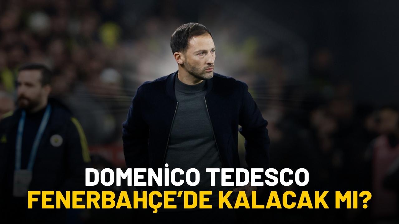 Domenico Tedesco Fenerbahçe'de kalacak mı?