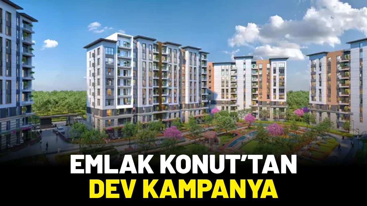 Emlak Konut'tan 3 farklı ödeme koşuluyla faizsiz 'Hoş Geldin Evim Kampanyası'