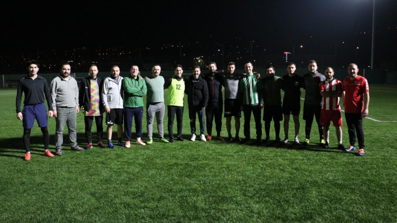 Eski Samsunsporlu futbolcular bağımlılıkla mücadeleye dikkati çekti