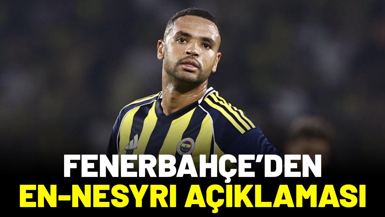 Fenerbahçe'den En-Nesyri açıklaması