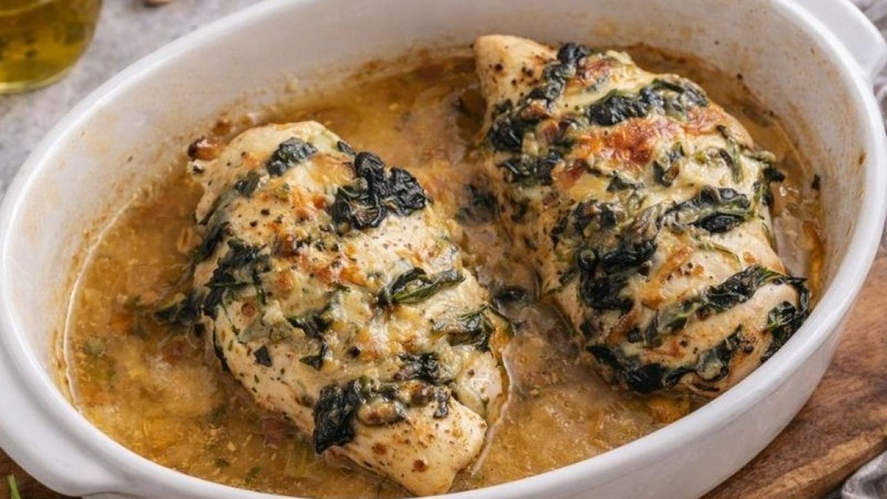 Fırından sofraya pratik pazılı tavuk tarifi