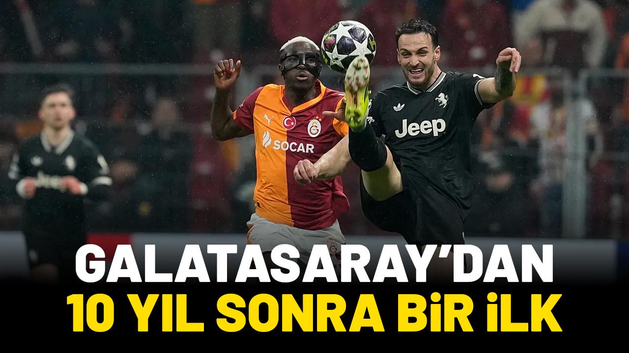 Galatasaray Juventus'u mağlup etti! 10 yıl sonra bir ilk yaşandı