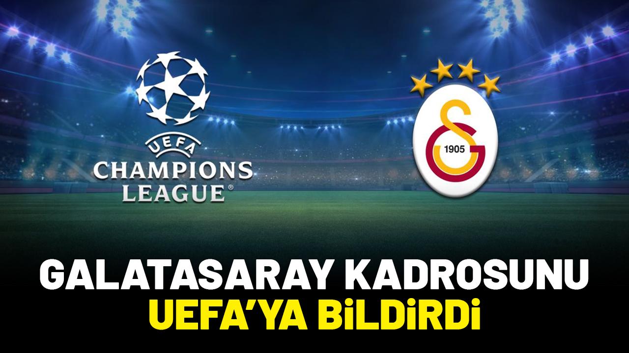 Galatasaray kadrosunu UEFA'ya bildirdi! Kim liste dışı kaldı?