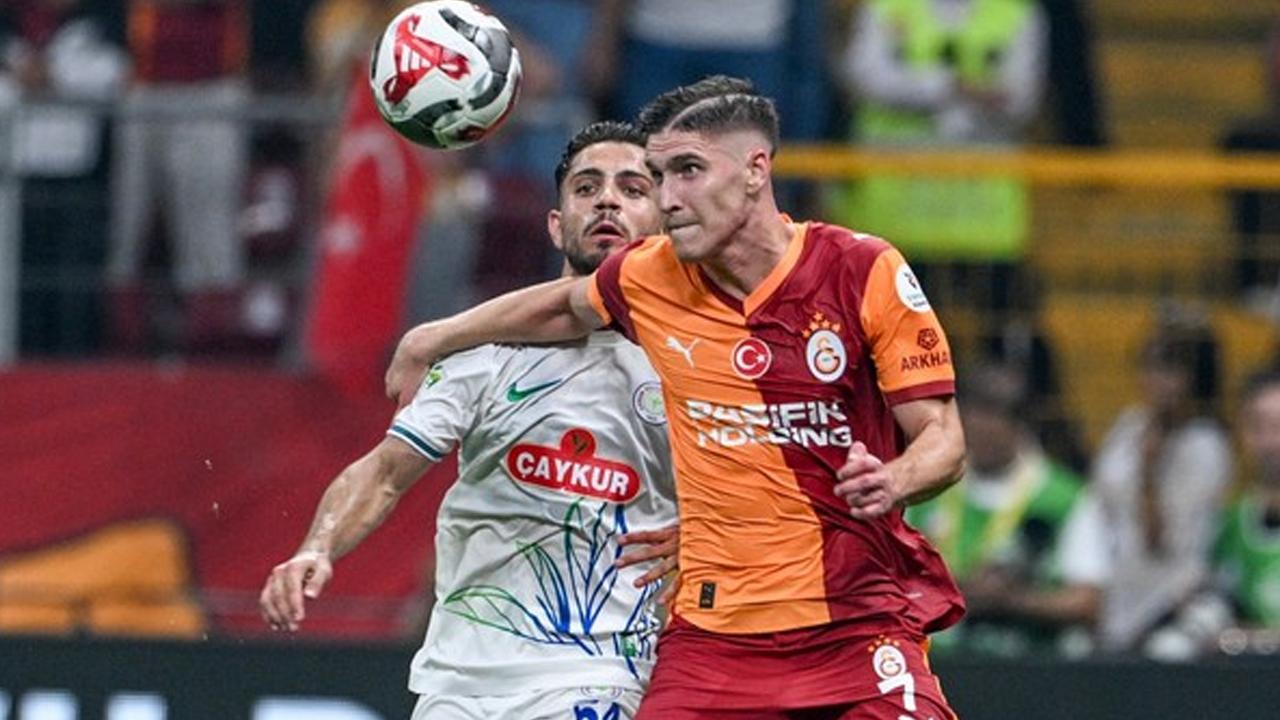 Galatasaray'ın Rizespor maçı ilk 11'i belli oldu