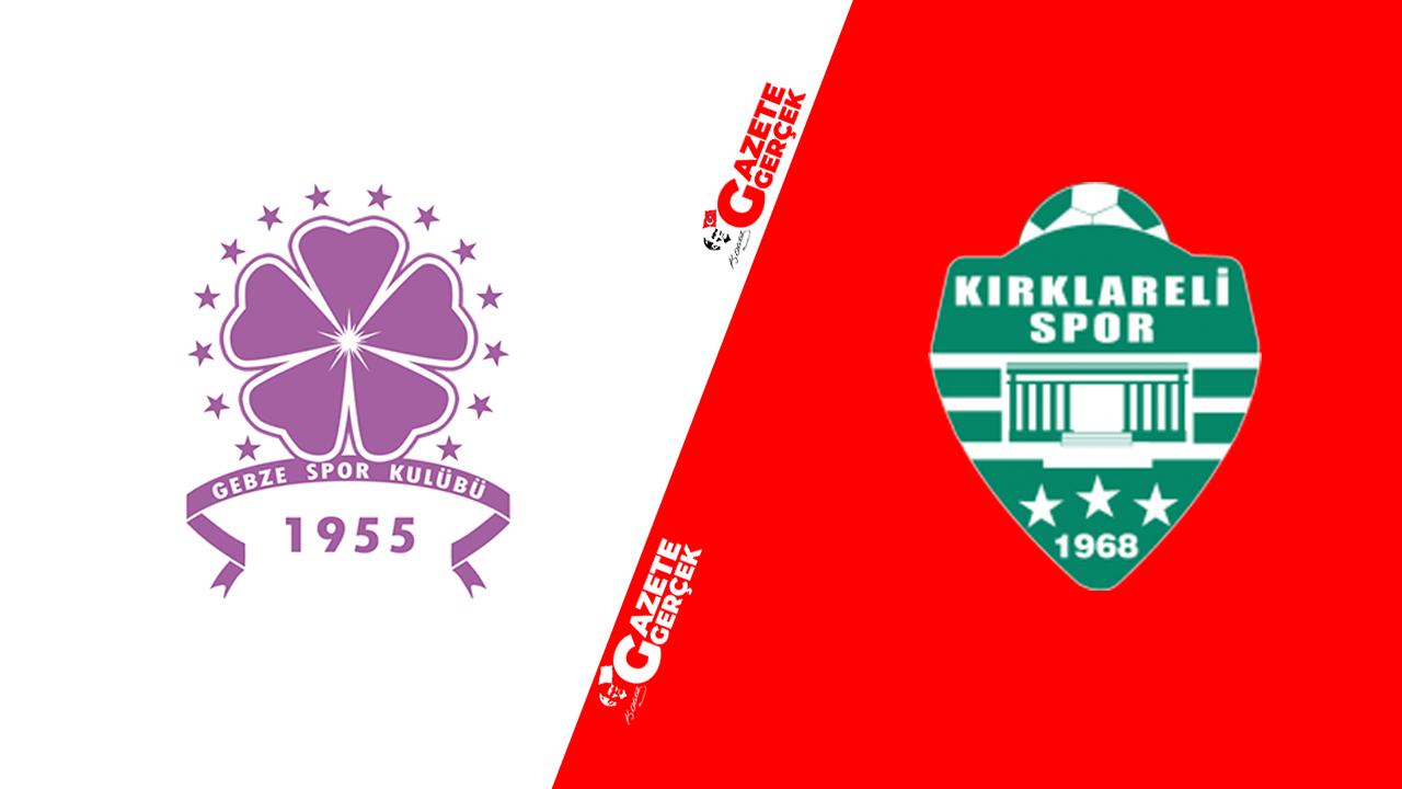 Gebzespor Kırklarelispor maçı saat kaçta, hangi kanalda?