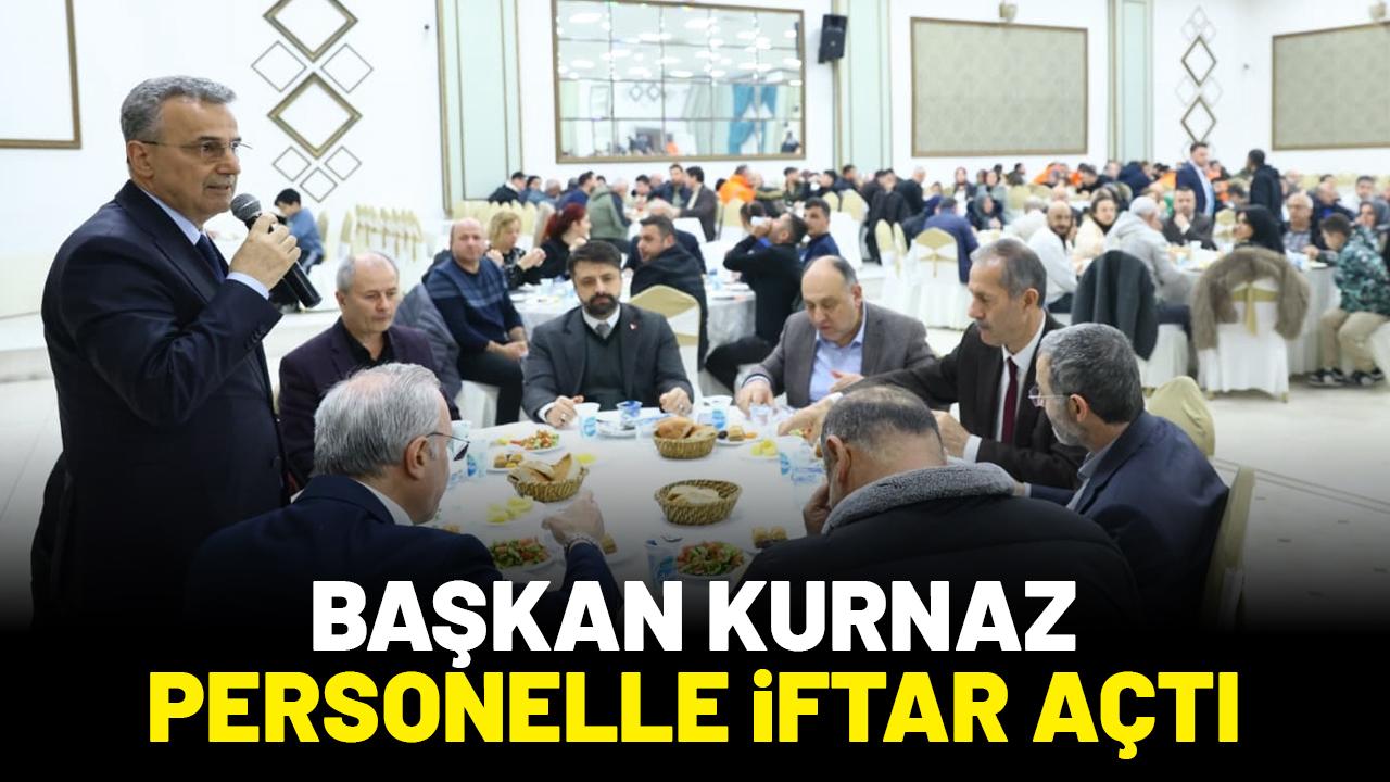 İlkadım Belediye Başkanı İhsan Kurnaz personelle iftar yaptı