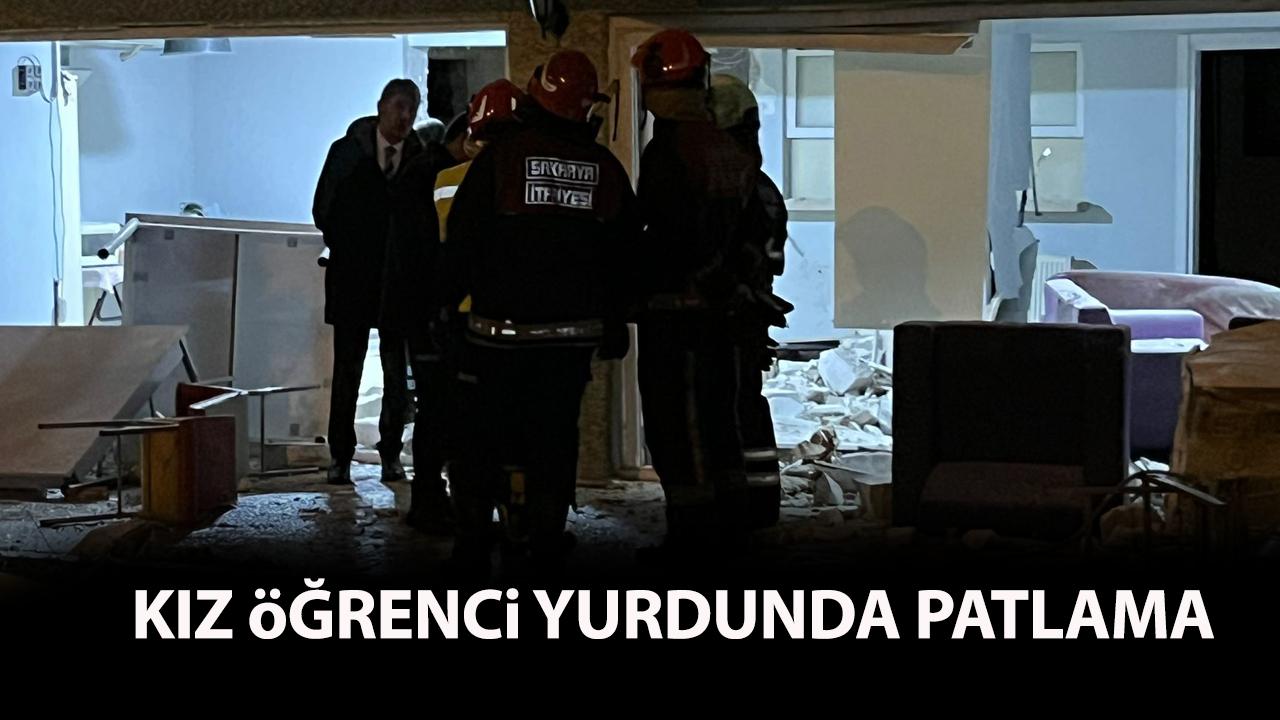 Kız öğrenci yurdunda patlama